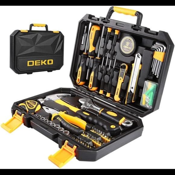 Father's Day 100 Piece Home Repair Tool SetS,Plastic Tool Box Storage - Picture 7 of 7